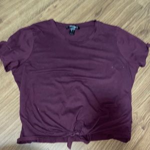 Purple shirt, size L